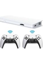 3D Çift Oyun Kollu 4K HD Ekran Nostaljik 20.000 Oyunlu Beyaz Game Box - Görsel 5