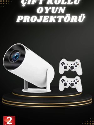 Taşınabilir Android Projeksiyon Ayaklı Çift Kollu 4K Çözünürlüklü Sinema Projeksiyonu