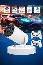 Ayaklı Oyun Projeksiyonu Çift Kollu Taşınabilir Sinema Projektörü - Görsel 3