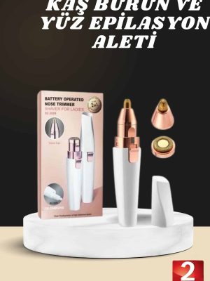 Kaş Burun Ve Yüz Epilasyon Aleti Kablosuz Şarjlı Kökten Alan Epilasyon Aleti