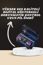 Yeni Nesil Akıllı Saat ve Bluetooth Kulaklık Kampanyası Dijital Göstergeli Powerbankli - Görsel 2