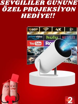 Sevgiliye Özel Hediye Ayaklı Sinema Projektörü Projeksiyon
