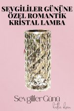 Sevgililer Gününe Özel Romantik Kristal Gece Lambası Sevgiliye Hediye