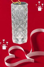 Sevgililer Günü İçin Hediye Kristal Lamba Sevgiliye Hediye USB Şarjlı Gece Lambası - Görsel 2