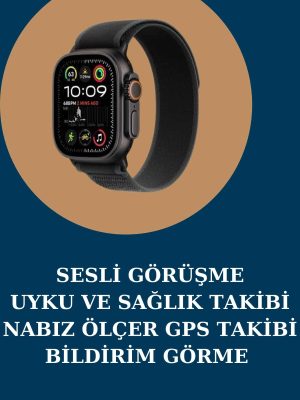 Akıllı Saat Nabız Ölçer Uyku Takibi Adımsayar Alarm ve Hatırlatıcı Çağrı Cevaplama