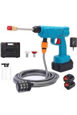 Şarjlı Ve Yüksek Basınçlı Oto Yıkama Makinesi Ve Sulama Tabancası Bahçe Yıkama Makinesi - Görsel 5