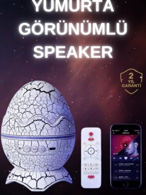 Dinozor Speaker Renk Değiştirme Projeksiyon Modu Bluetooth Hoparlör Gece Lambası