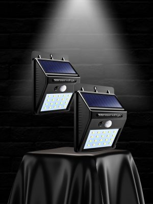 Güneş Enerjili Sensörlü Duvar Lambası Bahçe Lamba Suya Dayanıklı Bahçe Aydınlatma