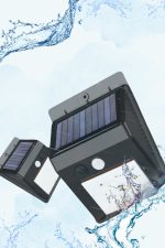 Güneş Enerjili Sensörlü Duvar Lambası Bahçe Lamba Suya Dayanıklı Bahçe Aydınlatma - Görsel 4