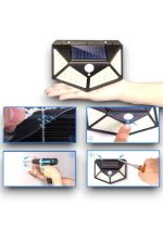 Güneş Enerjili Bahçe Lambası 100 Led Bahçe Lambası Bahçe Aydınlatma - Görsel 5