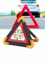 Solar Şarjlı Çok Fonksiyonlu Reflektör Işıklı Ikaz Lambası Acil Durum Reflektörü Acil Durum Uyarı Lambası - Görsel 2