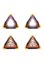 Solar Şarjlı Çok Fonksiyonlu Reflektör Işıklı Ikaz Lambası Acil Durum Reflektörü Acil Durum Uyarı Lambası - Görsel 3