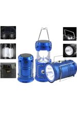 Solar Şarjlı Kamp Lambası Güneş Enerjili Kızaklı Kamp Feneri Çadır Feneri Led Işıldak - Görsel 3