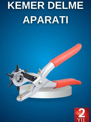 Kemer Delme Pensesi Deri Delici Pensi Zımba 6 Farklı Boyutta