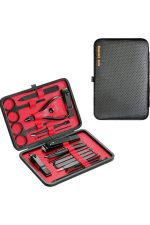 17 Parça Manikür Seti El ve Ayak Bakımı Törpü Cımbız Tırnak Temizleme - Görsel 2