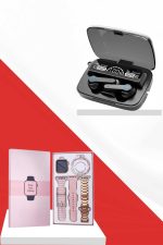 Dijital Göstergeli Powerbank Bluetooth Kulaklık ve Yeni Nesil Amoled Ekran Akıllı Saat - Görsel 4