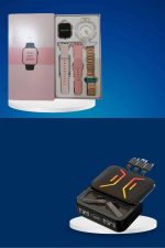 Wireless Şarjlı Akıllı Saat ve Dijital Göstergeli Kablosuz Bluetooth Kulaklık Nabız Ölçer - Görsel 4