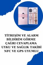 Kadınlar İçin Dokunmatik Ekran Akıllı Saat ve Gamer Kablosuz Bluetooth Kulaklık ANC Özelliği - Görsel 4
