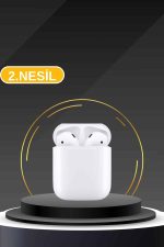 3 Kordonlu Dokunmatik Ekran Akıllı Saat ve 2.Nesil Kablosuz Bluetooth Kulaklık ANC/ENC - Görsel 2