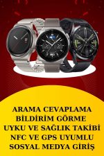 Dijital Göstergeli Bluetooth Kulaklık ve Bildirim Görebilen Akıllı Saat Alarm ve Titreşim - Görsel 3