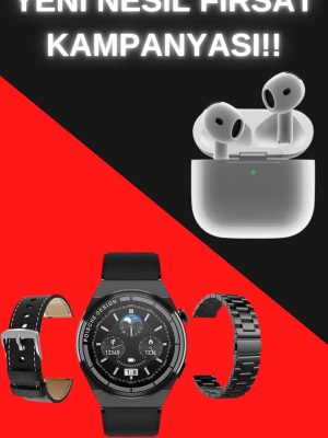 Akıllı Saat ve Kulaklık Seti Bildirim Görme Arama Cevaplama ANC Özelliği