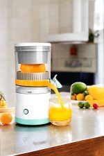 Katı Meyve Sıkacağı Taşınabilir USB Şarjlı Pratik Paslanmaz Çelik Bıçaklı - Görsel 2