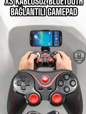 Game Stick Android Uyumlu Gamepad X3 Standlı Oyun Kolu Bluetooth Bağlantılı