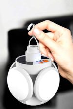 Kamp Lambası Işıldak Beyaz Işık Güneş Enerjili Solar Aydınlatma 5 Kanatlı Katlanabilir - Görsel 3