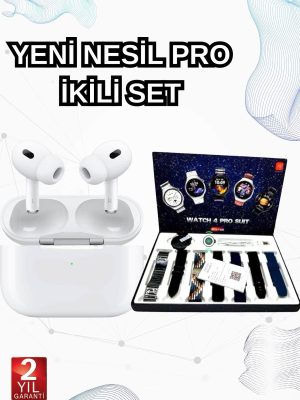 2025 Model Akıllı Saat ve Yeni Nesil Pro Bluetooth Kulaklık ANC Özelliği