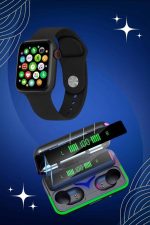 Ucuz ve Kaliteli Kulaklıklı Saat Seti Bluetooth Bağlantılı Akıllı Saat ve Kulaklık - Görsel 3