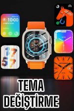 Akıllı Saat Uyku ve Spor Takibi Yeni Nesil Bluetooth Bağlantılı Amoled Ekran - Görsel 4