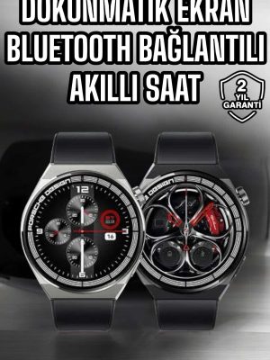 Akıllı Saat Dokunmatik Ekran Sesli Görüşme ve Bildirim Görme Sağlık Takibi