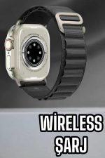 Bluetooth Bağlantılı Akıllı Saat Tüm Telefonlara Uyumlu Değiştirilebilir Kordon - Görsel 4