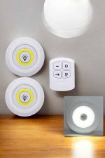 Mutfak Dolap Altı Işığı Uzaktan Kumandalı Yapışkanlı Kablosuz Pilli - Görsel 3