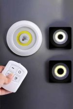 Mutfak Dolap Altı Işığı Uzaktan Kumandalı Yapışkanlı Kablosuz Pilli - Görsel 5