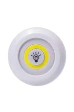 Led Lamba 3'lü Uzaktan Kumandalı Yapışkanlı - Görsel 3