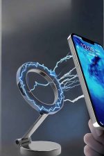 Telefon Tutucu Tüm Arabalara Uyumlu Araç İçi Katlanabilir Manyetik Tasarım - Görsel 2