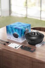 Projektör Yıldız Gece Lambası Disko Topu Bluetooth Bağlantılı Taşınabilir Şarjlı - Görsel 3