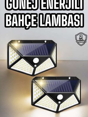 Bahçe Havuz Güneş Enerjili Solar Işıklandırma Sensörlü Bahçe Aydınlatma