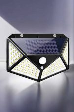 Güneş Enerjili Bahçe Aydınlatma Lambası Solar 100 Led Lamba - Görsel 3