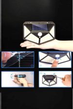 Güneş Enerjili Bahçe Aydınlatma Lambası Solar 100 Led Lamba - Görsel 4