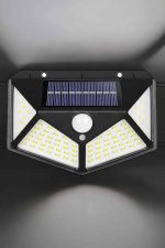 Güneş Enerjili Bahçe Aydınlatma Lambası Solar 100 Led Lamba - Görsel 5