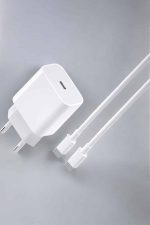 İOS Uyumlu Type-C Girişli Hızlı Şarj 15/15 Pro Max Adaptör ve Kablosu - Görsel 2