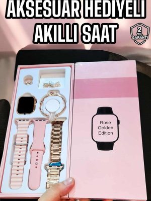 Akıllı Saat Sesli Görüşme Bildirim Görme Uyku ve Sağlık Takibi