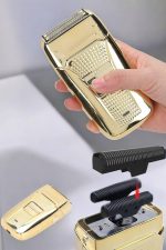 Tıraş Makinesi Paslanmaz Çelik Şarjlı Taşınabilir - Görsel 2