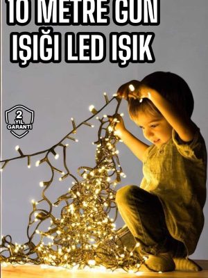 10 Metre Şerit Led Gün Işığı Led Işık Süsleme Parti Malzemesi Konsept