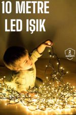 Gün Işığı 10 Metre Led Işık Şerit Led Süsleme Parti Malzemesi