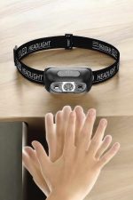 Kafa Lambası Kamp Lambası Led Işık Şarjlı Ayarlanabilir - Görsel 2