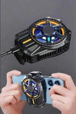 Fanlı Radyatör Soğutucu Telefon Soğutucu Tüm Telefonlara Uyumlu - Görsel 2