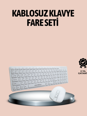 Q Klavye Klavye ve Mouse Seti USB Girişli Kablosuz